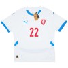 Camiseta de fútbol República Checa Soucek 22 Segunda Equipación Euro 2024 - Hombre